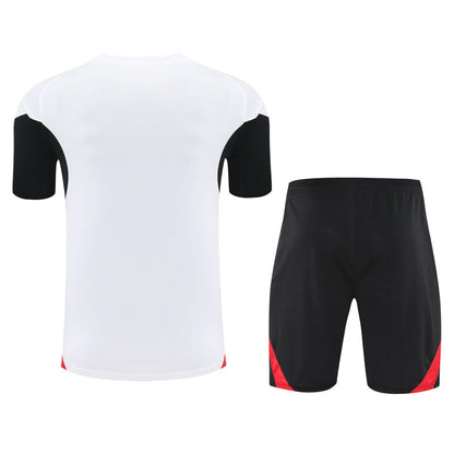 Kit Shirt + Shorts Manchester United Training White/Black 25/26