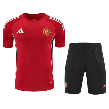 Kit Shirt + Shorts Manchester United Training Red/Black 25/26