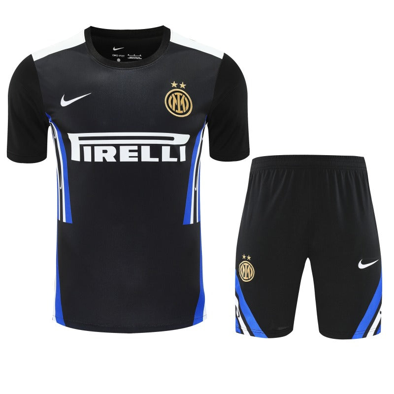 Kit Shirt + Shorts Inter Milan Black Training 25/26