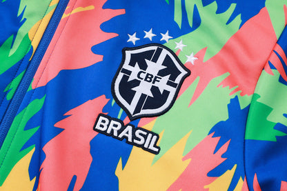 Brazil Colorful Tracksuit Full-Zip 25/26