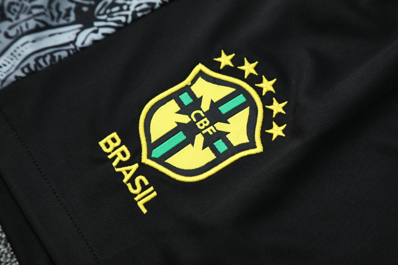 Kit Shirt + Shorts Brazil Christ the Redeemer Gray Training 25/26