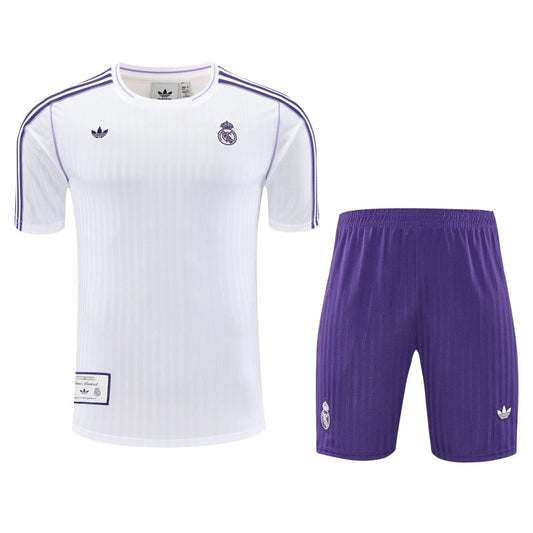 Kit Shirt + Shorts Manchester United Training Purple/White 25/26