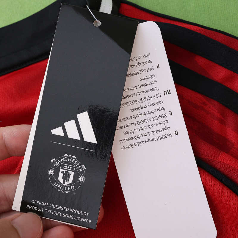 Manchester United Home Jersey Long Sleeve 25/26