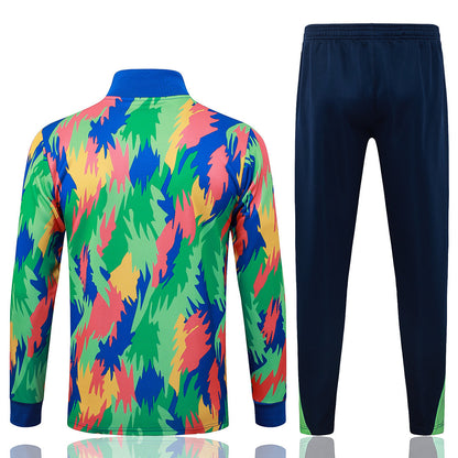 Brazil Colorful Tracksuit Full-Zip 25/26