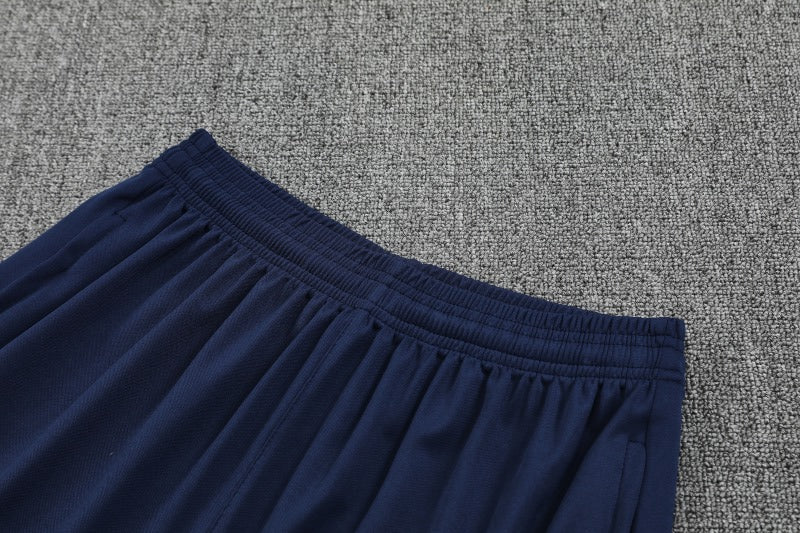 Kit Shirt + Shorts Barcelona Training Beige/Dark Blue 25/26