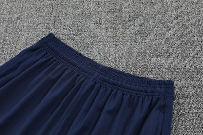 Kit Shirt + Shorts Barcelona Training Beige/Dark Blue 25/26