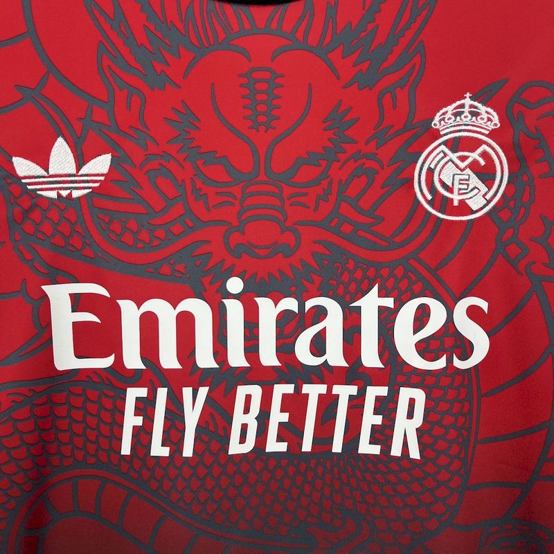 Real Madrid Dragon Red Concept Jersey