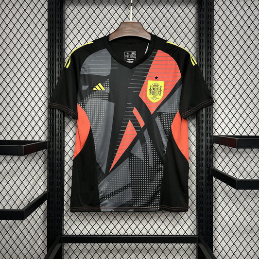 Spain Goalkeeper Black Jersey 2024 - CalcioVivo