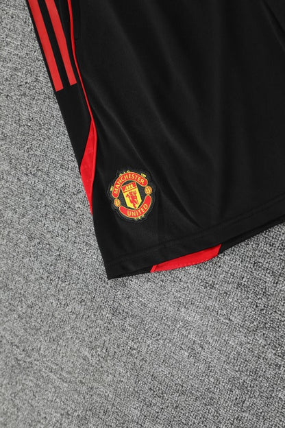 Kit Shirt + Shorts Manchester United Training White/Black 25/26