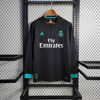 Real Madrid Away Jersey 17/18 Retro Long Sleeve - CalcioVivo