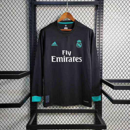 Real Madrid Away Jersey 17/18 Retro Long Sleeve - CalcioVivo
