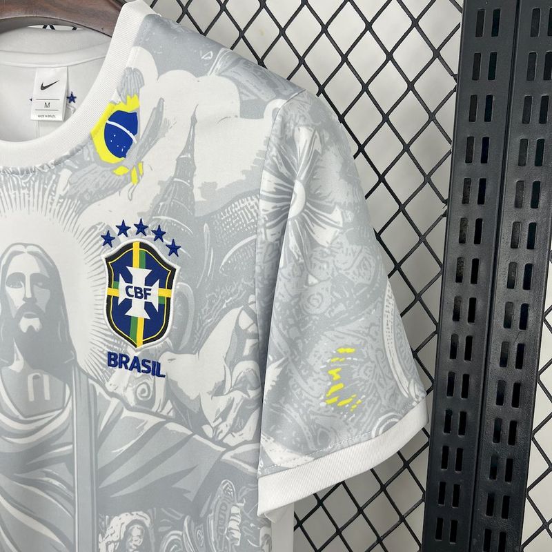 Brazil Christ the Redeemer Special Edition White Jersey 2025