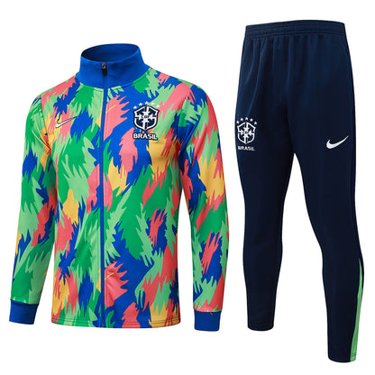 Brazil Colorful Tracksuit Full-Zip 25/26