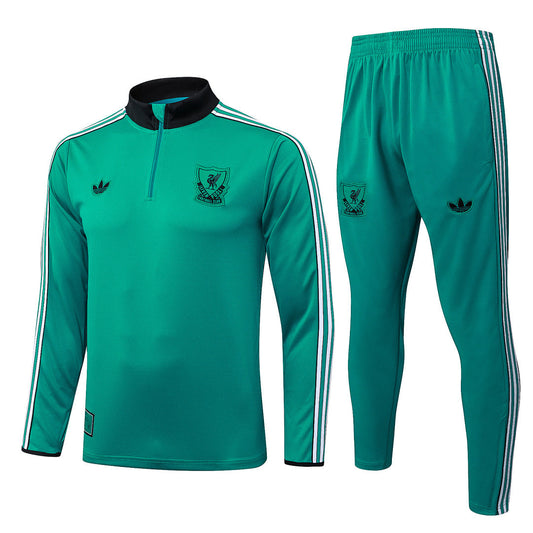 Liverpool Green Tracksuit Half-Zip 25/26