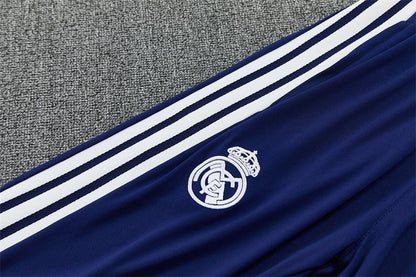 Tuta Real Madrid Bianco/Blu Half-Zip 26/27 Uomo | Tuta da Calcio - CalcioVivo