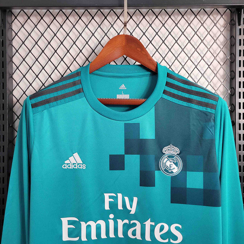 Real Madrid Third Jersey 17/18 Retro Long Sleeve - CalcioVivo