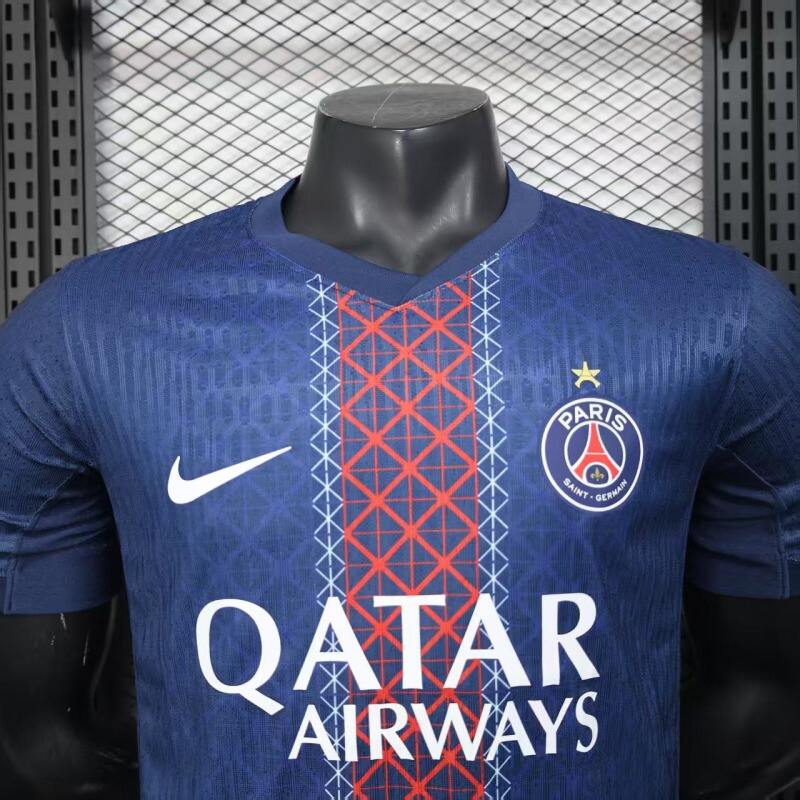 PSG Home 25/26 Jersey Player (With Star)