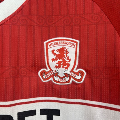 Middlesbrough Home Jersey 25/26
