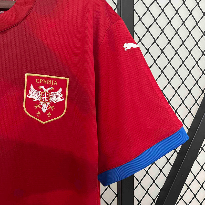 Serbia Home Jersey 2024 - CalcioVivo