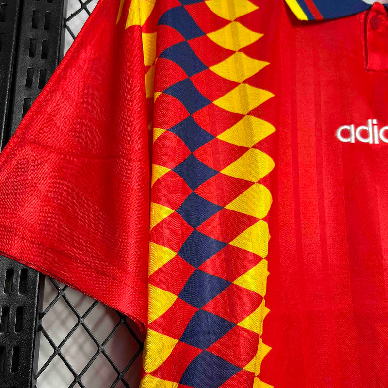 Spain Home Jersey 1994 Retro - CalcioVivo