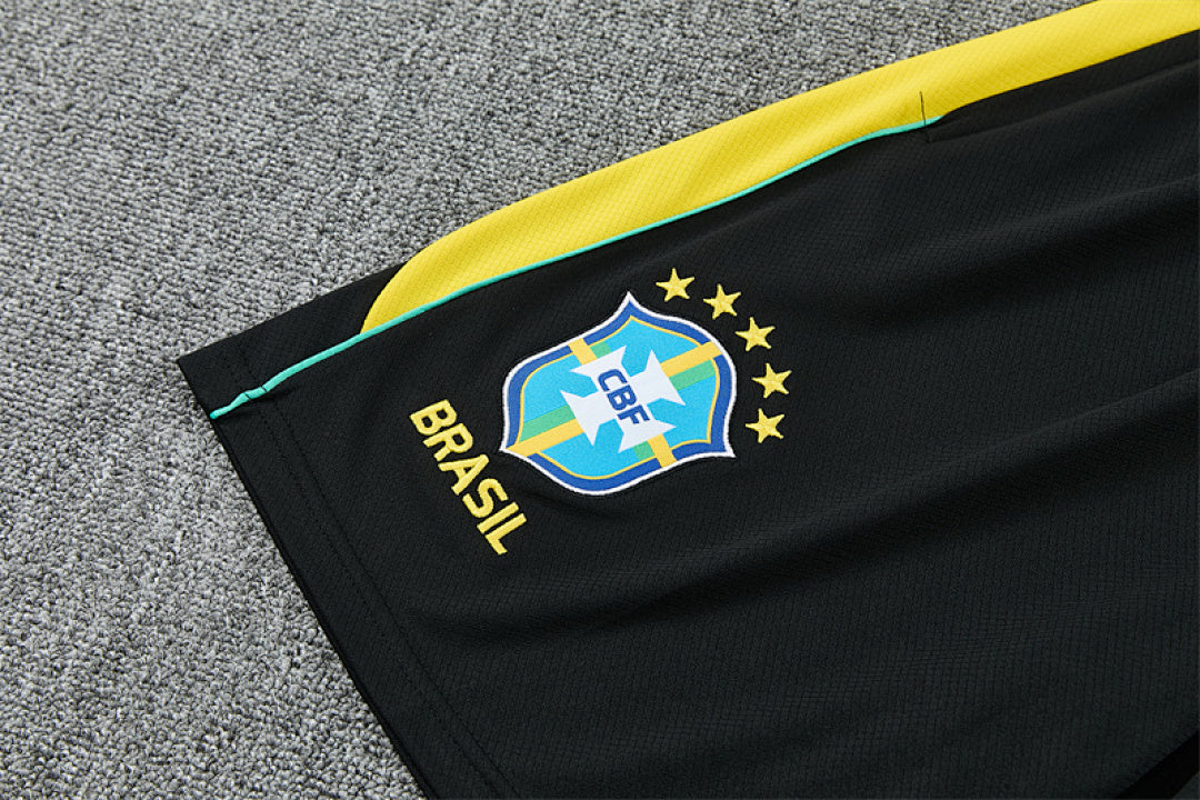 Completino Manica Corta Brasile 2026 Uomo | Kit Allenamento - CalcioVivo