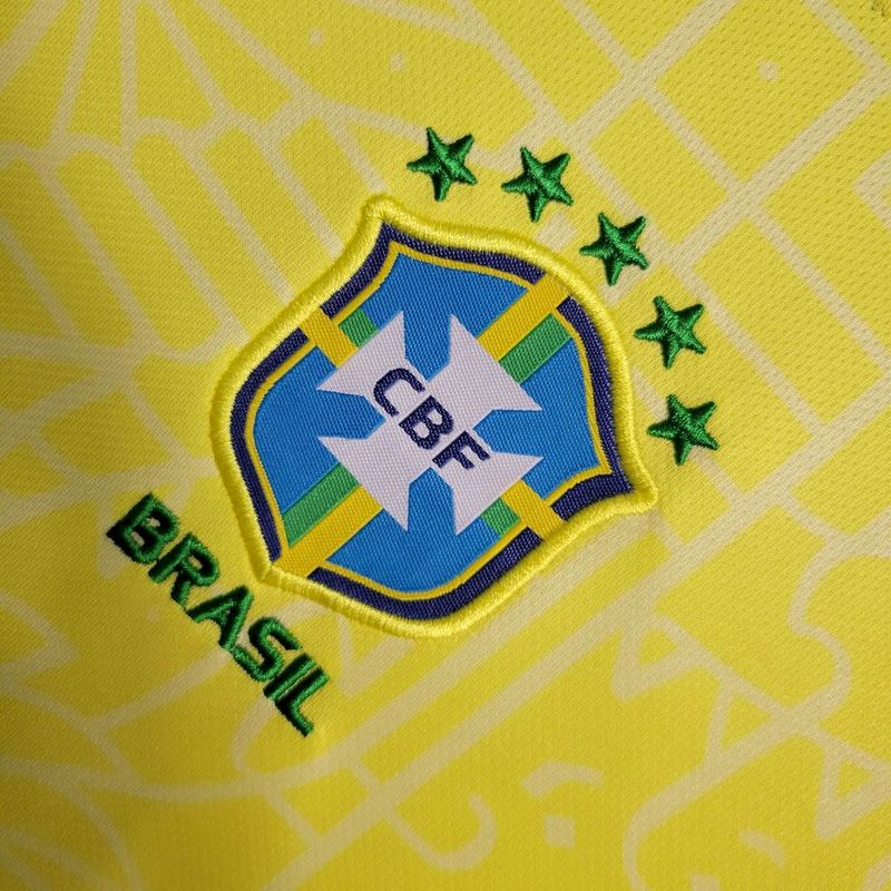 Brazil Home 2024 Kit Kids - CalcioVivo
