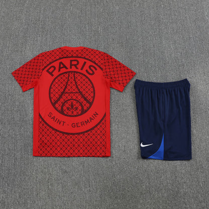 Kit Shirt + Shorts PSG Training Red 25/26