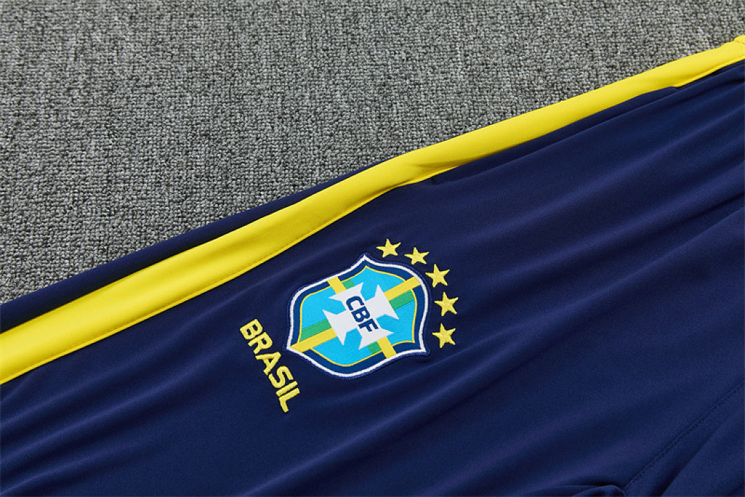 Tuta Brasile Blu Scuro 2026 Uomo | Tuta da Calcio - CalcioVivo