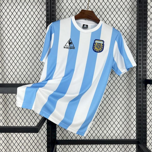 Argentina Home Jersey 1986 Retro