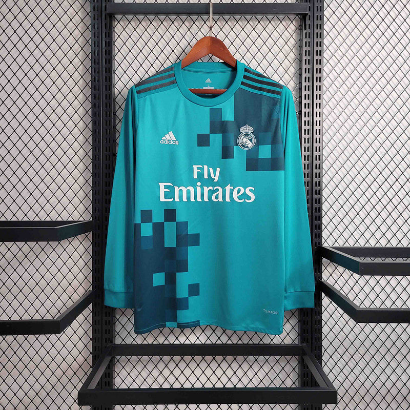 Real Madrid Third Jersey 17/18 Retro Long Sleeve - CalcioVivo