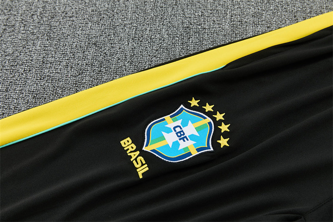 Tuta Brasile Nera 2026 Uomo | Tuta da Calcio - CalcioVivo