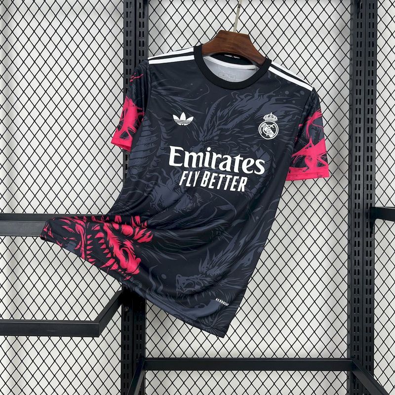 Real Madrid Dragon Black Concept Jersey