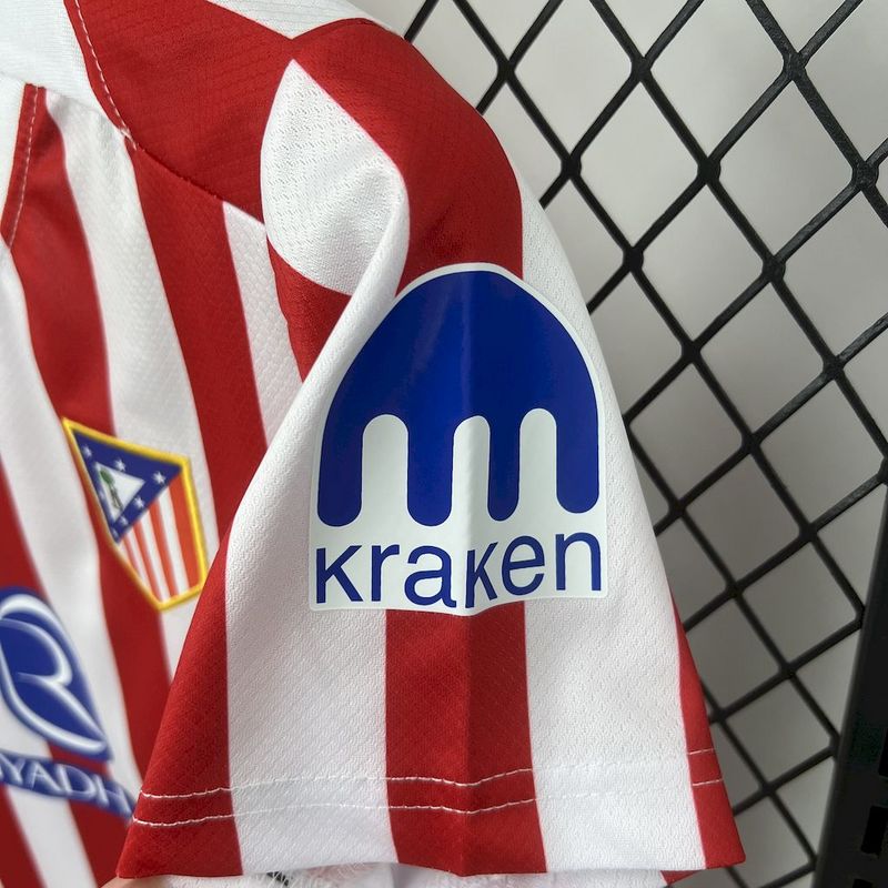Atlético de Madrid Home 25/26 Kit Kids