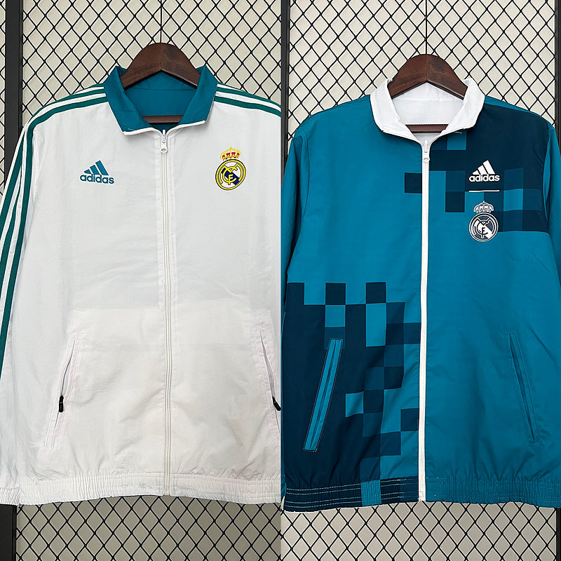 Real Madrid Retro 17/18 Windbreaker Reversible - CalcioVivo