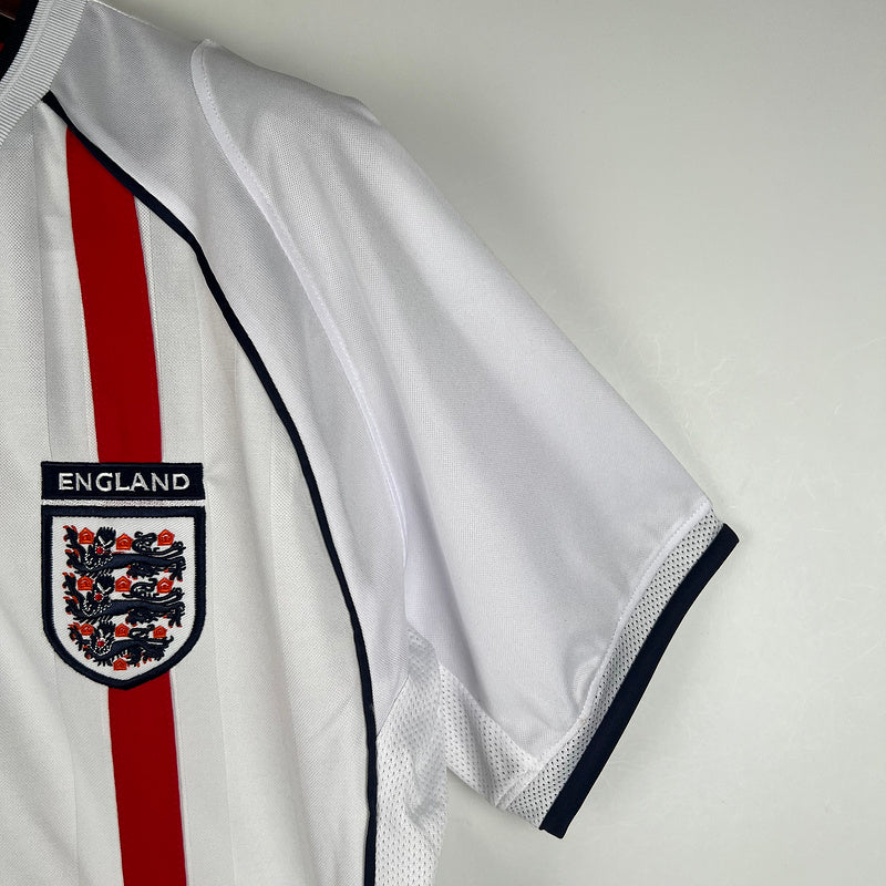 England Home Jersey 2002 Retro - CalcioVivo