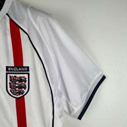 England Home Jersey 2002 Retro - CalcioVivo