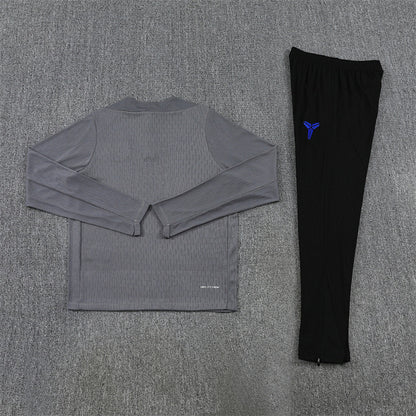 Tracksuit Barcelona x Black Mamba Grey/Black 25/26 - CalcioVivo