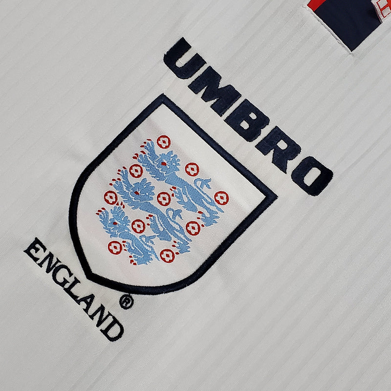 England Home Jersey 1998 Retro - CalcioVivo