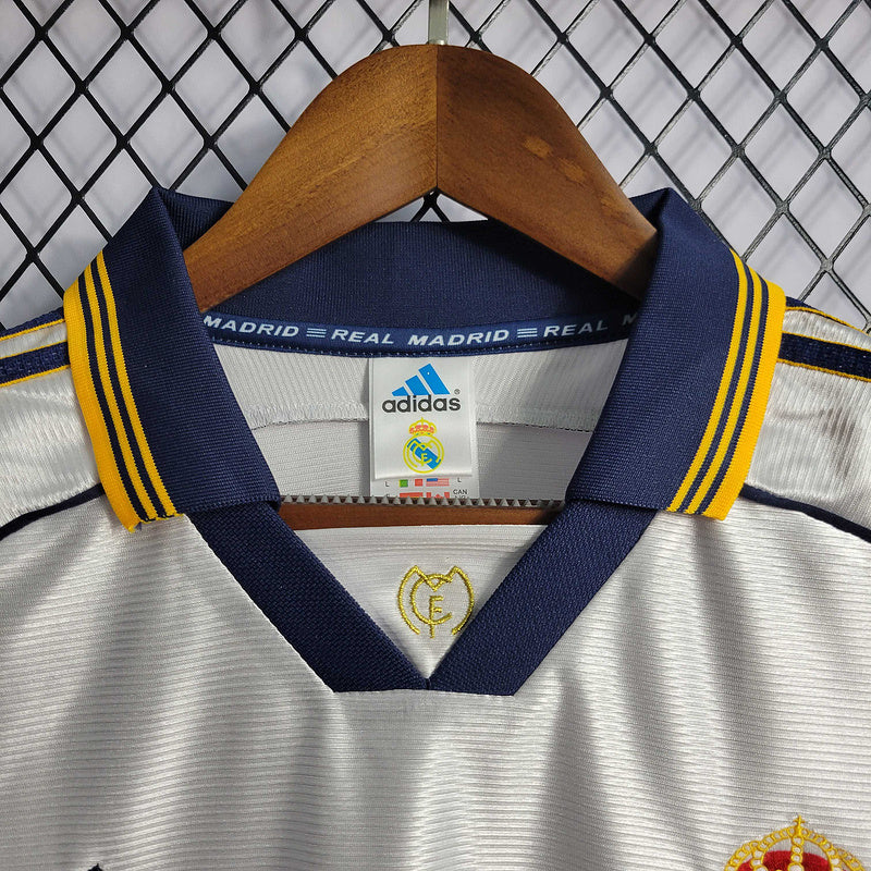 Real Madrid Home Jersey 98/00 Retro - CalcioVivo
