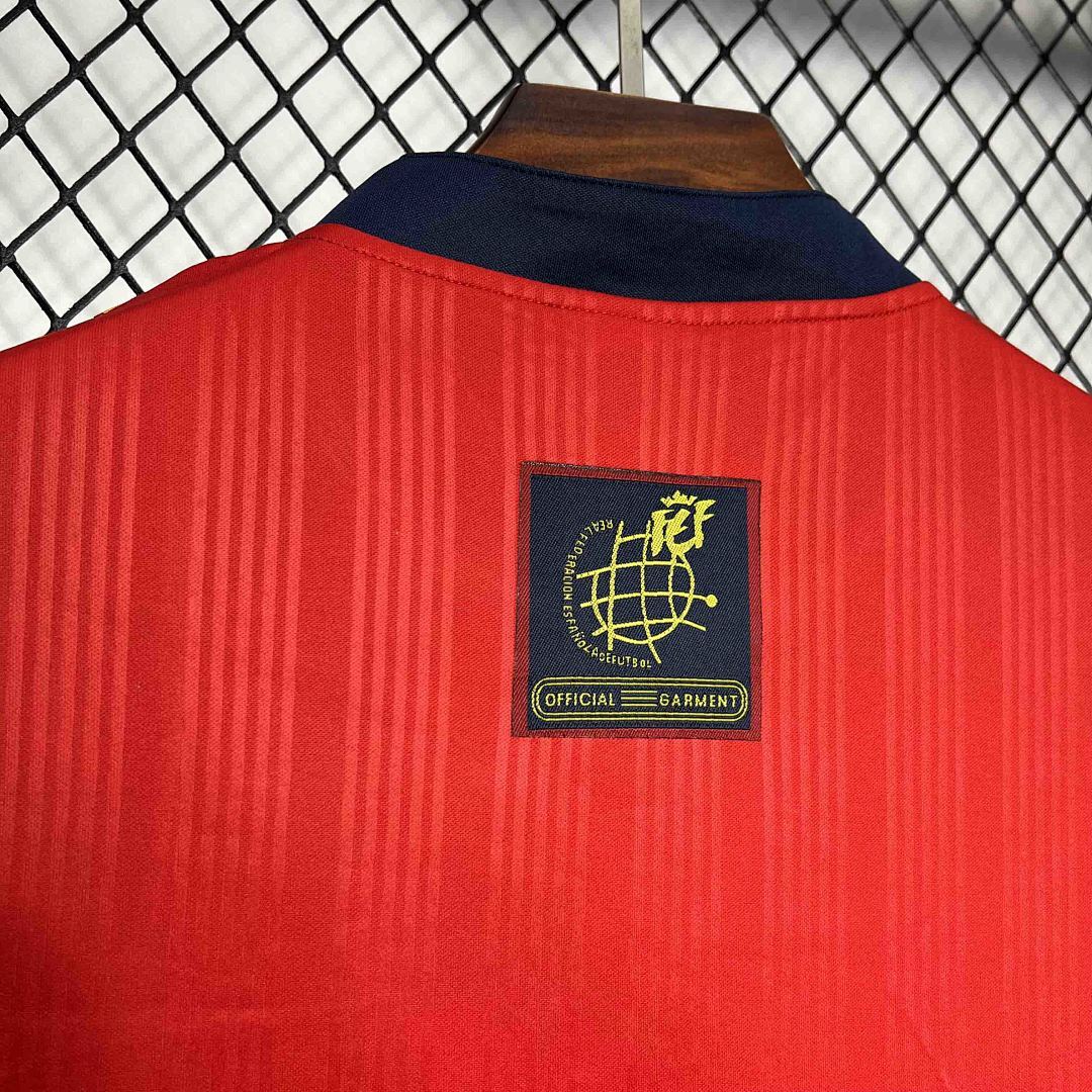 Spain Home Jersey 1996 Retro