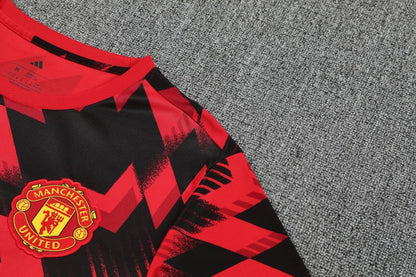 Kit Shirt + Shorts Manchester United Training Red/Black 25/26