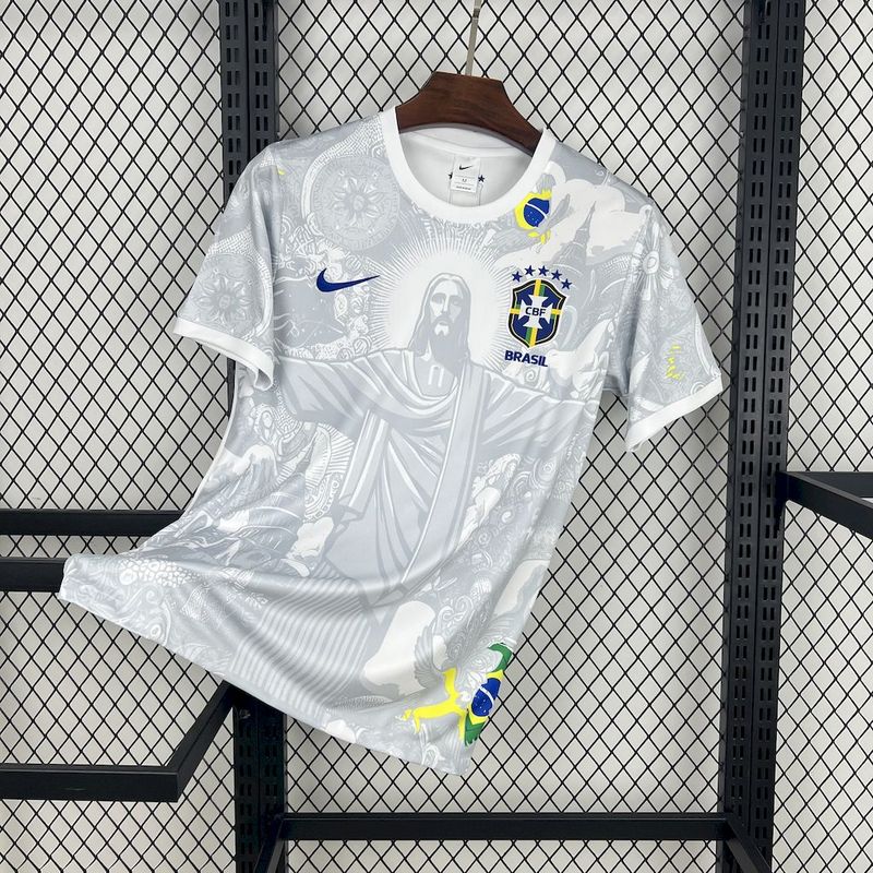 Brazil Christ the Redeemer Special Edition White Jersey 2025