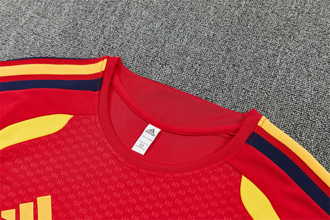 Completino Manica Corta Spagna 2026 Uomo | Kit Allenamento - CalcioVivo