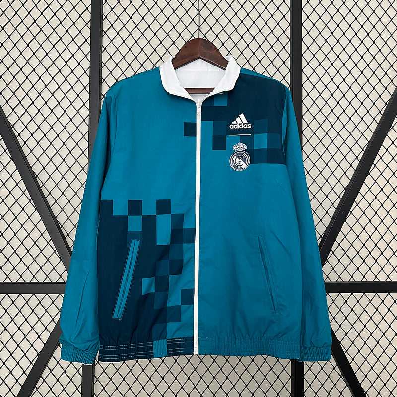 Real Madrid Retro 17/18 Windbreaker Reversible - CalcioVivo