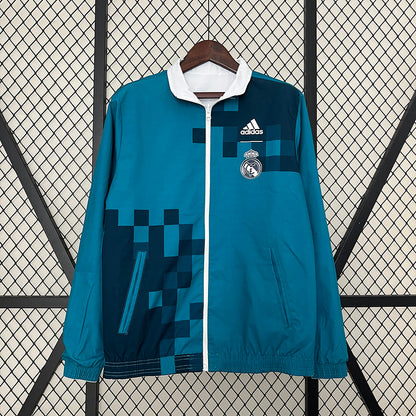 Real Madrid Retro 17/18 Windbreaker Reversible - CalcioVivo
