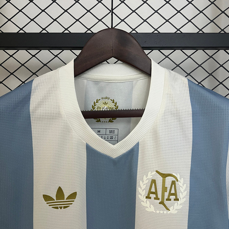 Argentina + Adidas 50 Years Jersey 2024 - CalcioVivo