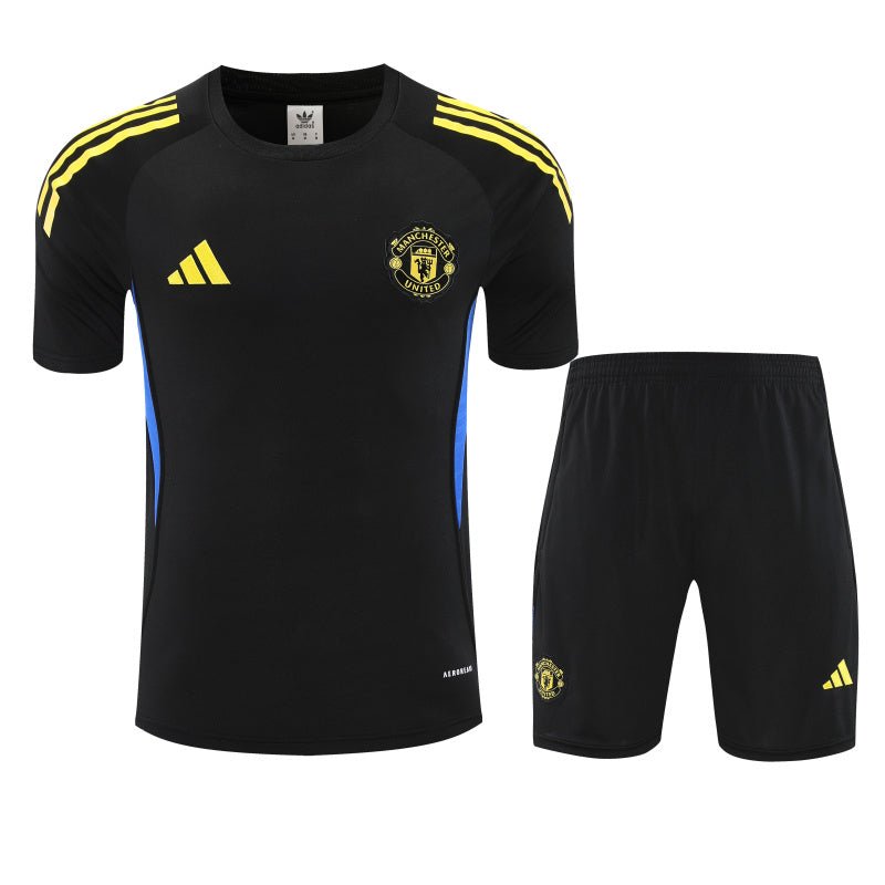Kit Shirt + Shorts Manchester United Training Black 25/26