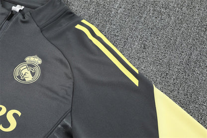 Tracksuit Real Madrid Gray/Yellow Training 25/26