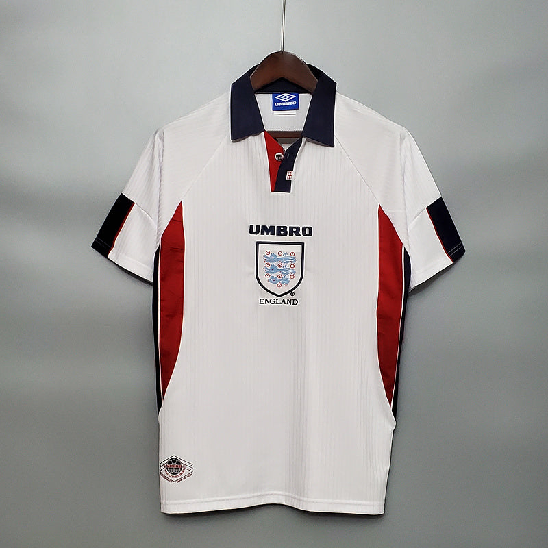 England Home Jersey 1998 Retro - CalcioVivo