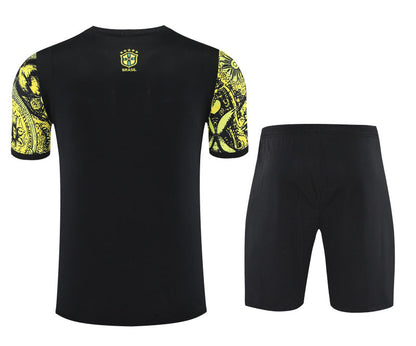 Kit Shirt + Shorts Brazil Christ the Redeemer Yellow Training 25/26